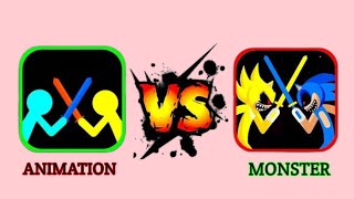 SUPREME DUELIST STICKMAN 🇷🇺 🇮🇩 ANIMATION VS MONSTER 🇧🇷 #animation #gaming #stickman @alanbecke