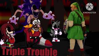 Triple Trouble - | FnF: VS Sonic.EXE Restored OST Cover. Xenophanes and Souls VS Me