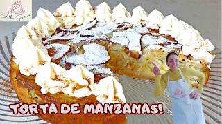 COMO HACER LA TORTA MAS HUMEDA DE MANZANA Y  CANELA! esponjosa y super fácil!!