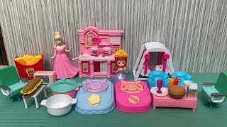 Mainan Masak Masakan Disney Princess, Ayunan, Kompor Memasak, Burger, Kentang Goreng | Review