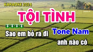 Tội Tình Karaoke | Tone Nam | Nhạc Sống | Sinh Nguyễn Karaoke