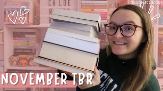 November TBR!