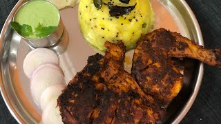 TANDOORI CHICKEN | WITHOUT OVEN | WITH KAPPA/ TAPIOCA