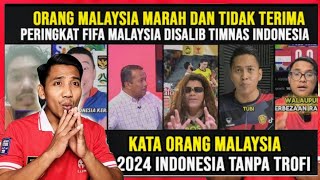 REAKSI ORANG MALAYSIA !! Marah Ranking FIFA di Geser Timnas Indonesia dalam Hitungan Jam