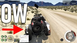 Baja Truck Vs Desert Trails: Driven to Destruction (By Impatience) | BeamNG 0.21