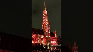 Brussels Christmas Market 2002 #brussels #christmas #christmasmarkets #lightsshow #grandplace