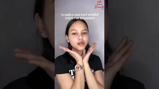 10 Easy and Simple Makeup Steps for Beginners | Full Face Makeup with Myntra Beauty | Myntra #shorts