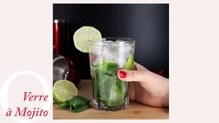 Verre à Mojito personnalisable | Gravure texte sur ce verre cocktail à Mojito | Cadeau Personnalisé