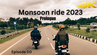 Ep. 00 |Monsoon Prologue: Epic Motorcycle Ride from Nelmangala to Halebidu|