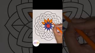 Mandala art | Mandala art colouring | satisfying colouring #mandalaart  #mandala #colouring #colour