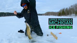 Ice fishing adventure - Upper Peninsula Michigan