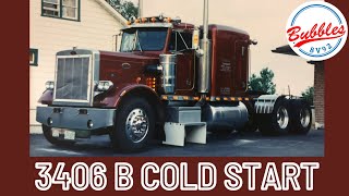 #Peterbilt #359 1985 Peterbilt 359 Cold Start 3406B