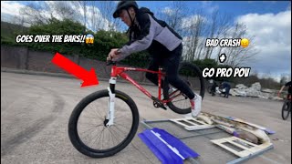 Wheelie kids try an MTB ramp🤔