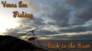 VERNS SEA FISHING | AT THE RIVER HUMBER  A COLD DAY BETWEEN STORMS GETTING SOME THERAPY SEA FISHING