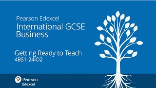 Getting Ready to Teach Pearson Edexcel International GCSE Business (Module 2) Oct 2024