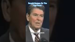 Ronald Reagan On The Age Issue: 🇺🇸 #ronaldreagan