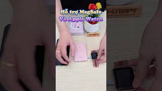 Pin dự phòng Innostyle Magsafe iPhone & Apple Watch Powermag Duo 2in1 10000 mAh  #unboxing