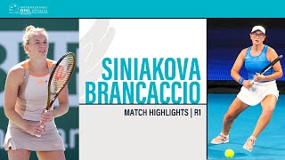 Katerina Siniakova - Nuria Brancaccio | ROME R128 - Match Highlights #IBI24