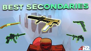 TOP 5 SECONDARIES in Apocalypse Rising 2! - Roblox