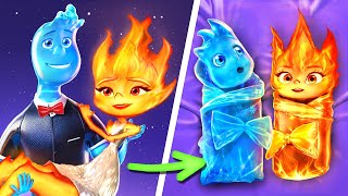 ¡EMBER y WADE de ELEMENTOS se CASAN! ¡Trucos para Padres de FUEGO y AGUA!