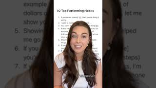 10 Top Performing Video Hooks | Social Media Growth