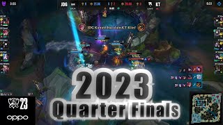 KT vs JDG Worlds 2023 Quarter Finals - MAIN PLAYS - Highlights