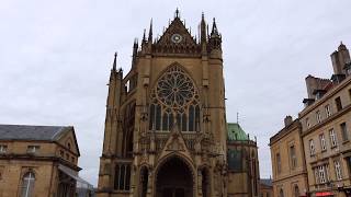 Metz - view of the city around the Cathedral