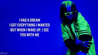 Billie Eilish - everything i wanted ((LYRICS/LYRIC VIDEO))