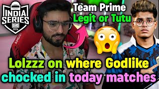 Lolzzz on where Godlike choke in Bgis matches today 😳 Reply on Prime Tutu or Legit 😲