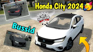 Honda City 2024 Bussid Mod | Bus Simulator Indonesia honda city mod download | Free Mod |