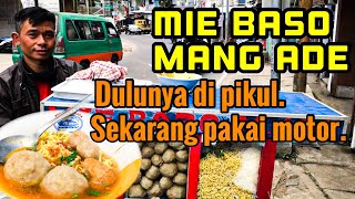 MIE BASO MANG ADE||KENAPA SEKARANG PAKAI MOTOR⁉️#miebaso#miebasomangade