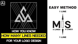 How To Design Your Logo Letters In Triangle shape | Monogram Logo Design