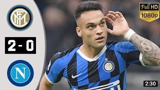 Napoli vs inter milan 2-0 all goals and extended highlights.