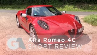 Alfa Romeo 4C SHORT REVIEW - The Best Affordable Driver's Car Ever? - EXTRA