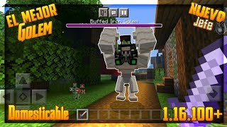 Nuevo Jefe Golem 🤯 | BUFFED IRON GOLEM Review En Español | Minecraft Pe 1.16.100 - 1.17.0