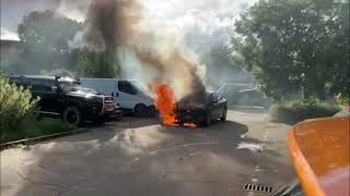 Peterborough Car explodes after accidental fire