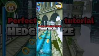 Hedge Maze perfect dodge tutorial - sonic forces speed battle #sonic #shorts #sonicforces #sfsb