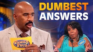 DUMBEST ANSWERS EVER! Steve Harvey is SPEECHLESS! (Family Feud)