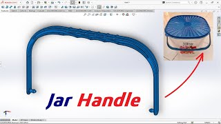 Plastic Product Model || How to Create a Jar Handle