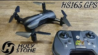 Holy Stone HS165 GPS 1080p 5Ghz Wi-Fi fpv Foldable Selfie Drone | Unboxing and Flight