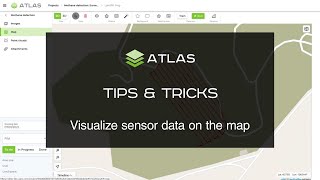 ATLAS - Visualize sensor data on the map