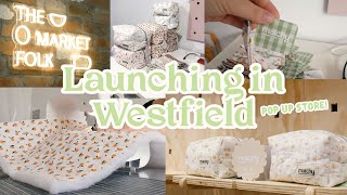 STUDIO VLOG - Launching My Products In Westfield Pop-Up Store // UNORGANISED