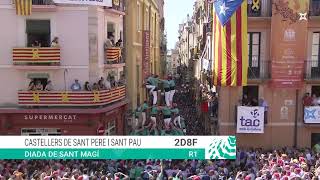 2018-08-19 Diada Sant Magí 2d8f C.SpSp La Xarxa #castellers