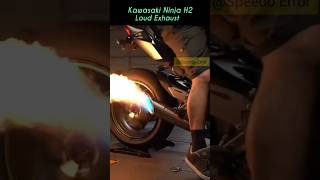 Kawasaki Ninja H2 Back Fire🔥😻💥 #viral #shorts #kawasakininjah2 #h2 #h2r #ninjah2r #ninjah2