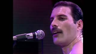 "We Are The Champions" @Queen The Queen at Live Aid @Romanlopezdelaserna