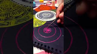 Mandala Art || Calming Relaxing Drawing.