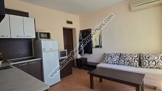 Pool view furnished 1-bedroom apartment for sale Balkan Breeze 1 Sunny beach Bulgaria