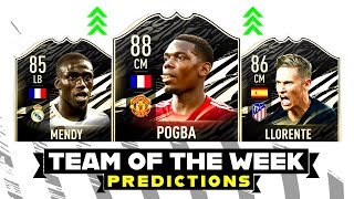 FIFA 21 | TOTW 11 PREDICTIONS 😳🔥 TEAM OF THE WEEK FT. PAUL POGBA, MENDY & MARCOS LLORENTE ✅