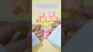 ✨Crafting Fun When Bored:🎈Sticky Note Pop It Origami DIY #shorts #origami #fidget #craft #popit