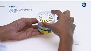 Ambi Pur Car Freshener Gel - Refreshing Lemon - How to use